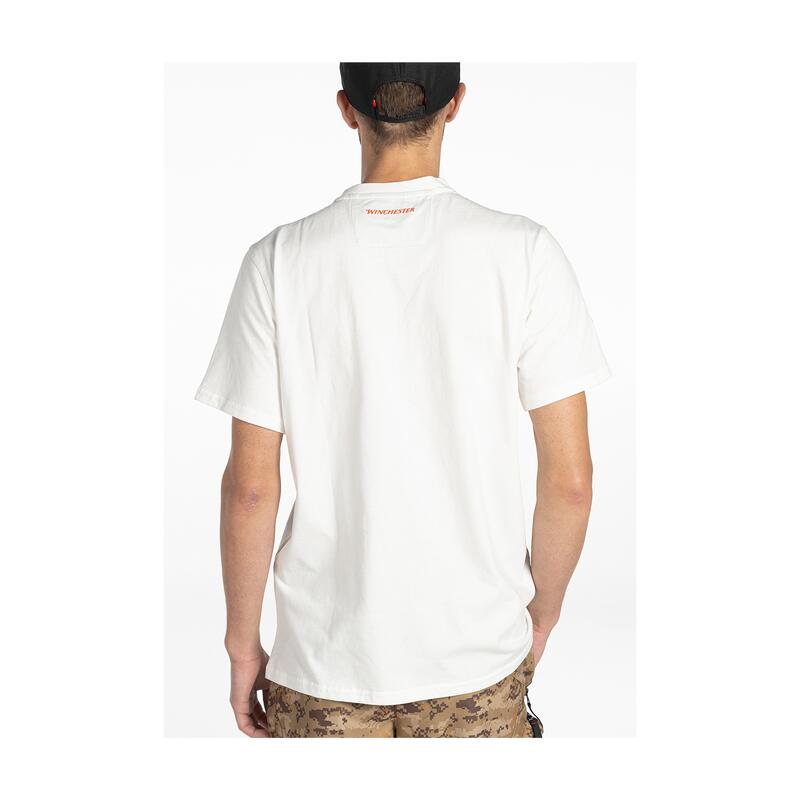 T-shirt de chasse - Springer - Blanc - Hommes