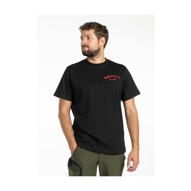Camiseta de caza - Colombus - Negro - Hombres