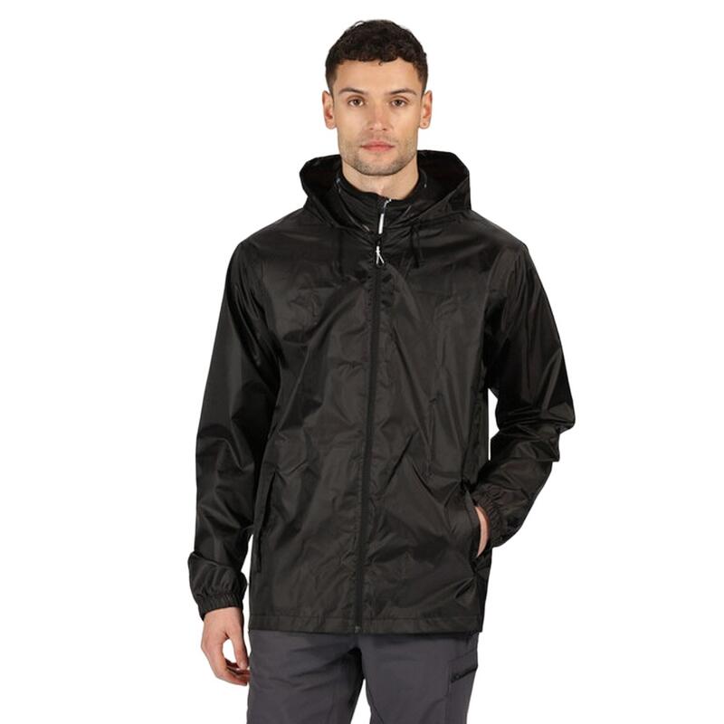 Unisex Adult Packaway Waterproof Jacket And Trousers Set (Black