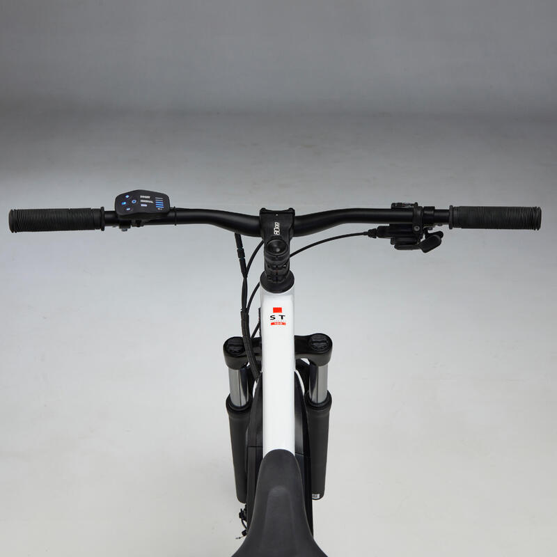 Segunda vida - Bicicleta eléctrica MTB Rockrider E-ST 100 Blanco... - EXCELENTE