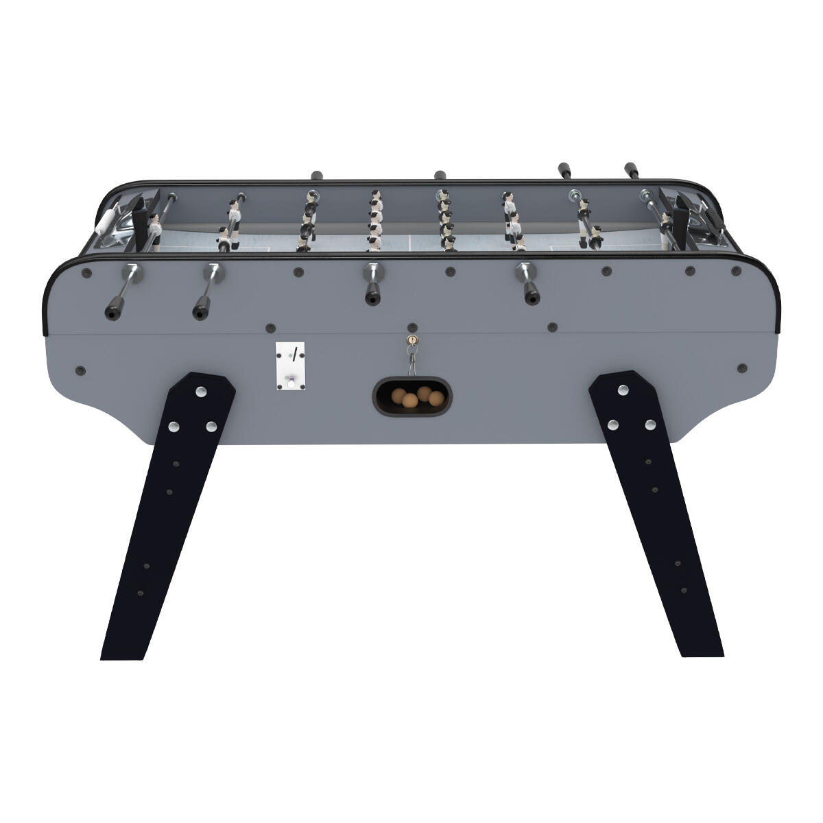 Mister Babyfoot - Baby Foot Gris Avec Monnayeur - Table De Baby-foot - Gris - Taille Unique - Decathlon