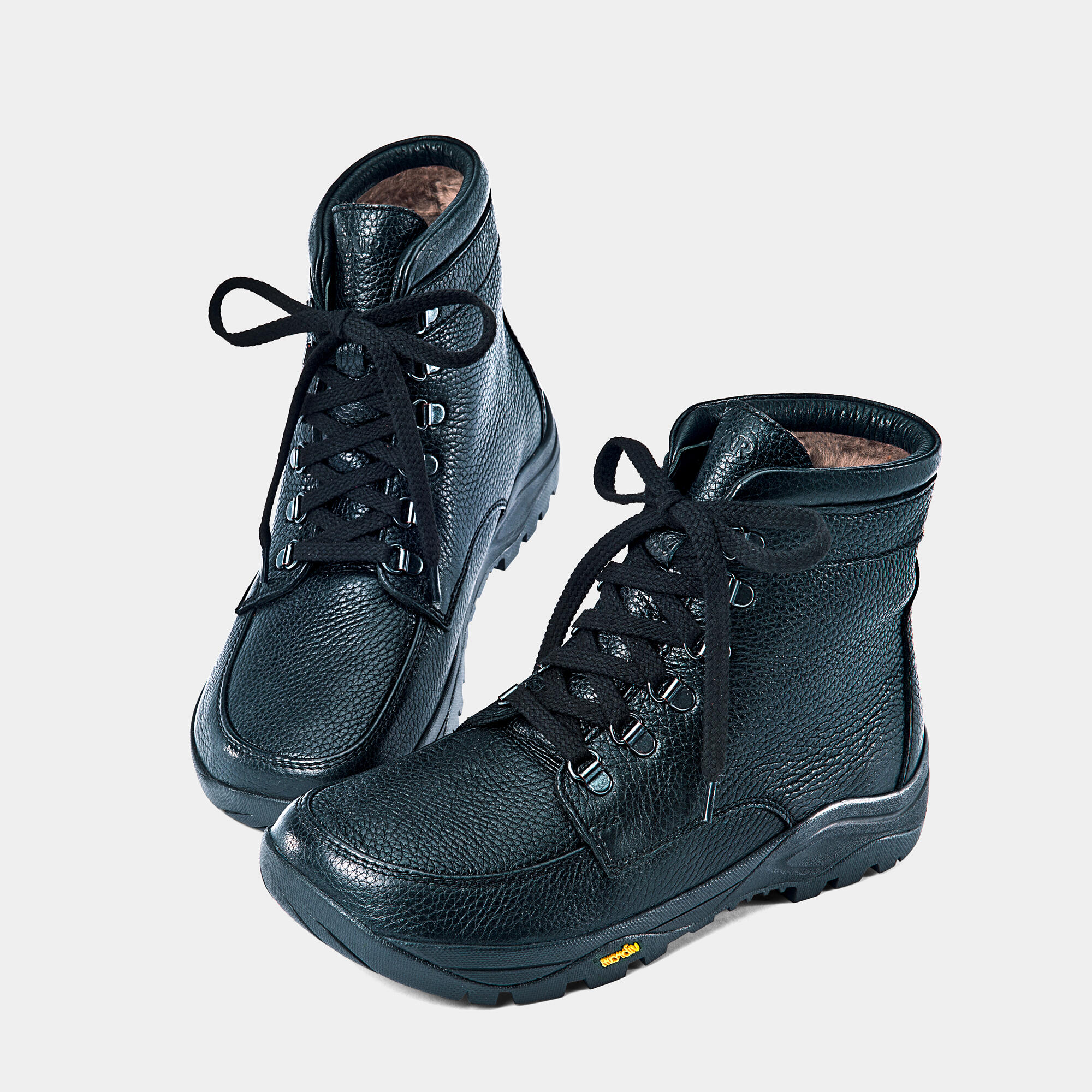 Wanderstiefel Herren 100% Zehenfreiheit  -  BÄR Lammfellstiefel 4/4