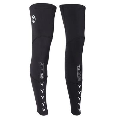 REFLECT360 Fluoreszierende Radsport-Beinlinge – L – Gelb