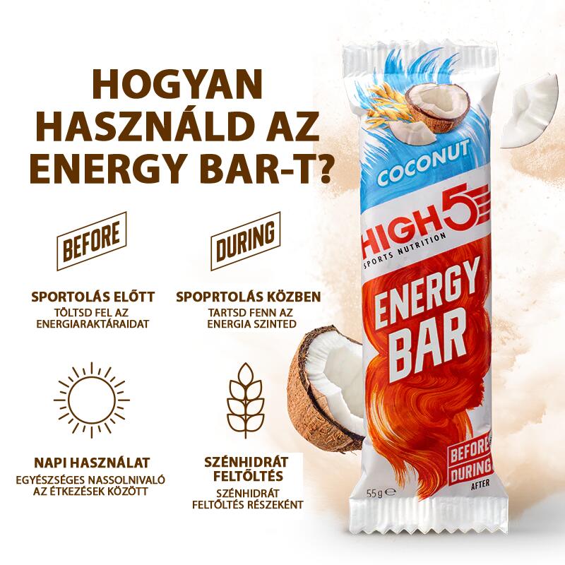 High5 Energy Bar - Kókusz 55g