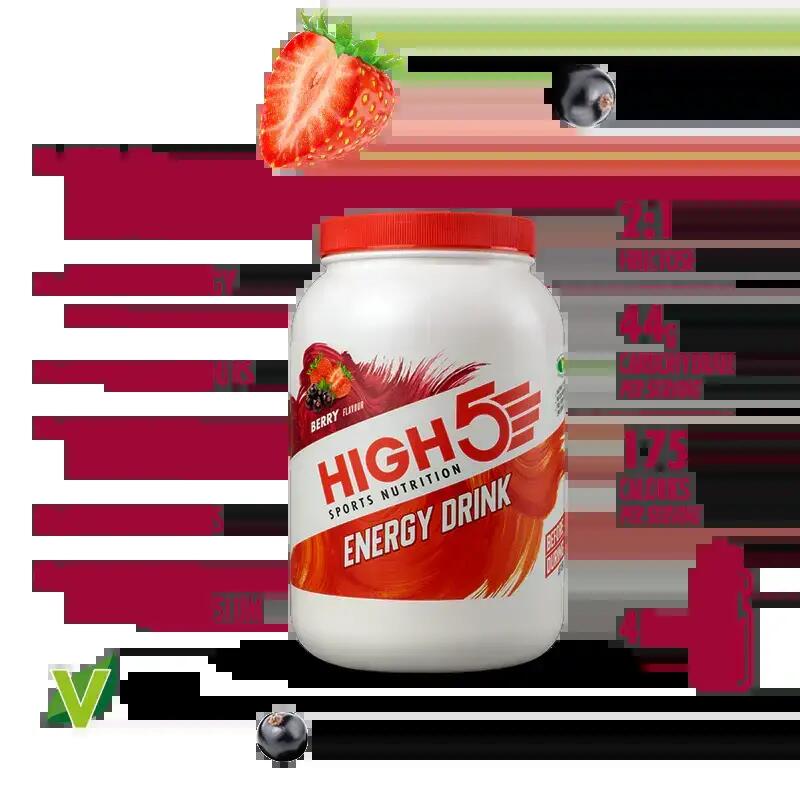 High5 Sports Nutrition Energy Drink 2200g Berry 2/5