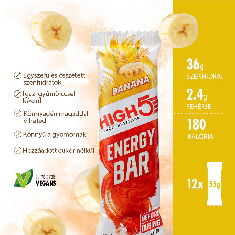 High5 Energy Bar - Banán 55g