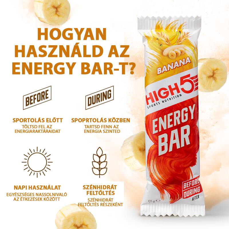 High5 Energy Bar - Banán 55g