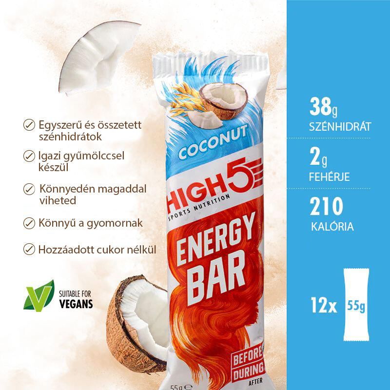 High5 Energy Bar - Kókusz 55g