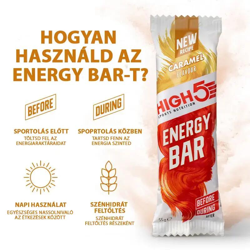 High5 Energy Bar - Karamell 55g 2/3