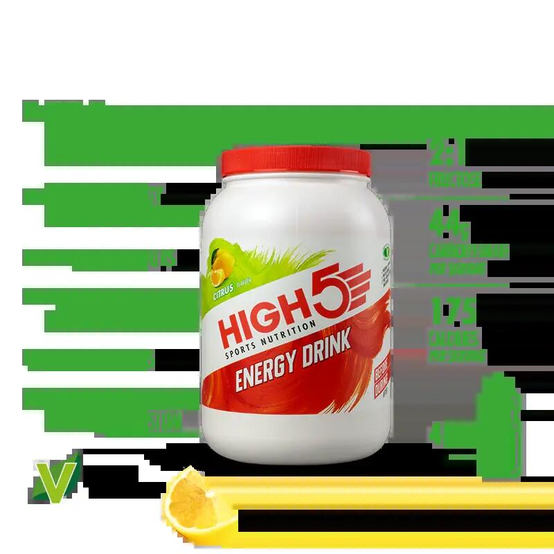 High5 Sports Nutrition Energy Drink 2200g Citrus 2/5