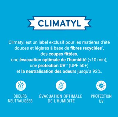 T-shirt technique Toucher frais Protection UV Col rond Homme- DYNAMIC CLIMATYL 5/5