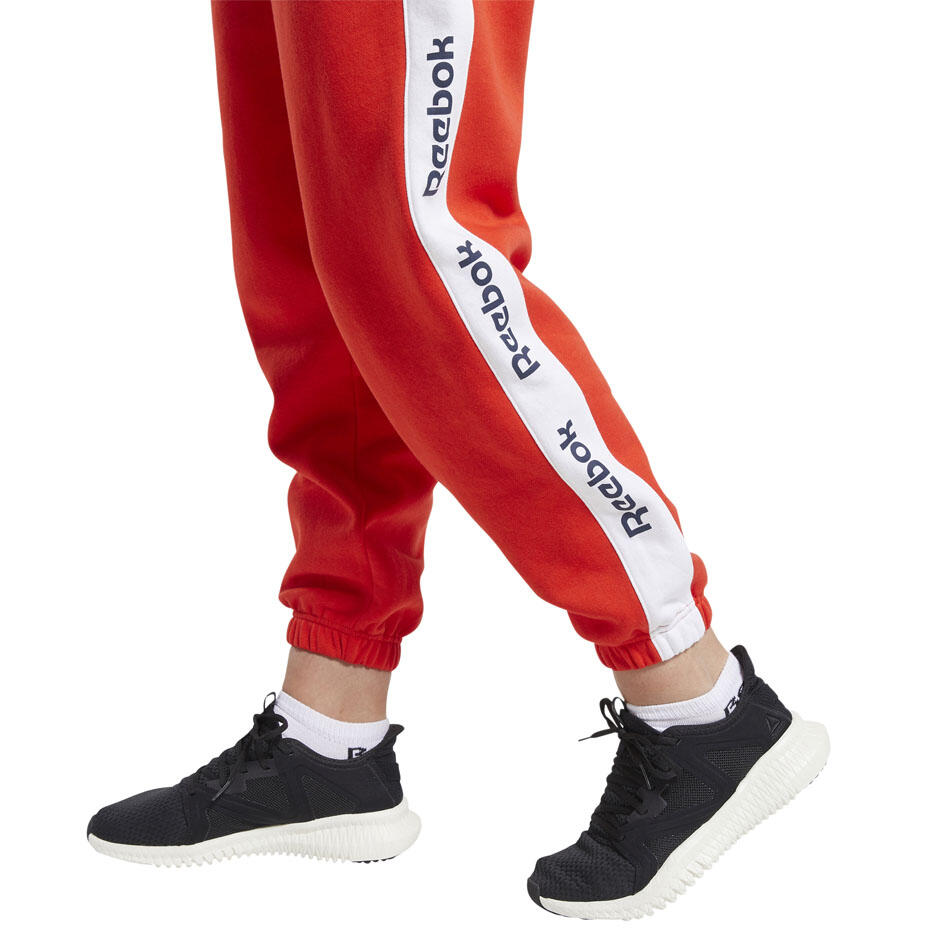 Reebok Damenhose Linear Logo, rot 4/5
