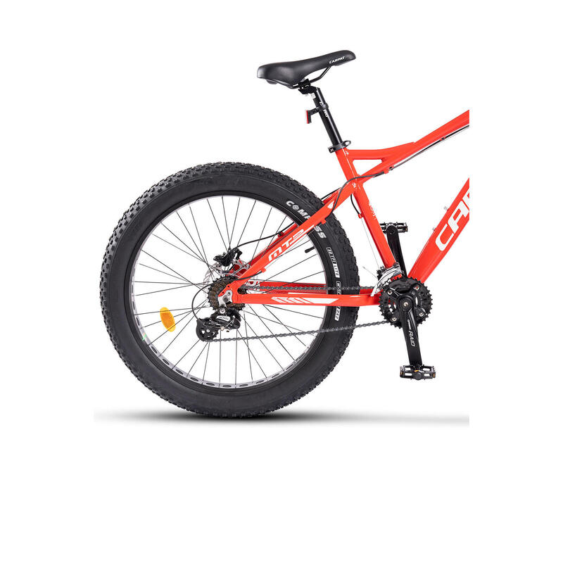 BICICLETA HIDRAULICA FAT-BIKE CARPAT C26278H 26" ROSU ALB