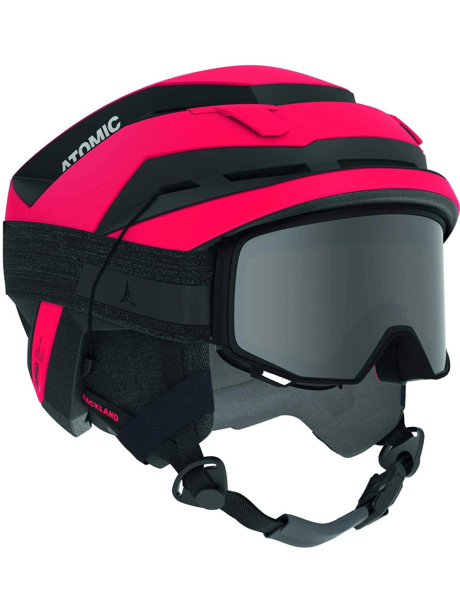 Sturzhelm Backland Herren - rot 2/3