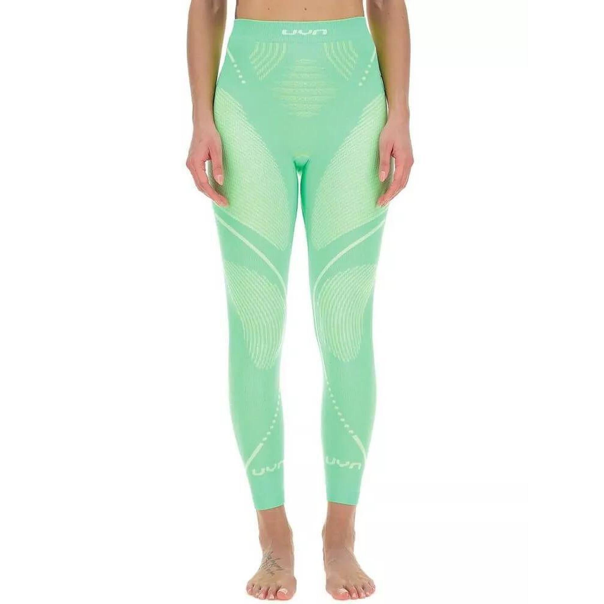 Uyn - Evolutyon Collant Long Femme - Sous Vêtement Bas - Vert - Taille Unique - Decathlon