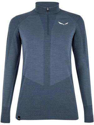 Maglia con zip a metà da donna Salewa Zerbu Med Warm AMR