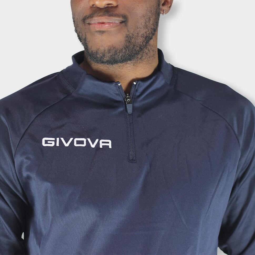 Bluza piłkarska dla dorosłych Givova Maglia Tecnica granatowa
