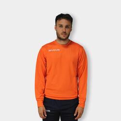 Sudadera Adulto Givova One Naranja Poliéster