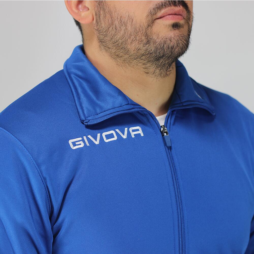 Sudadera adulto técnica Mono 500 Givova Royal Poliéster azul 2/2