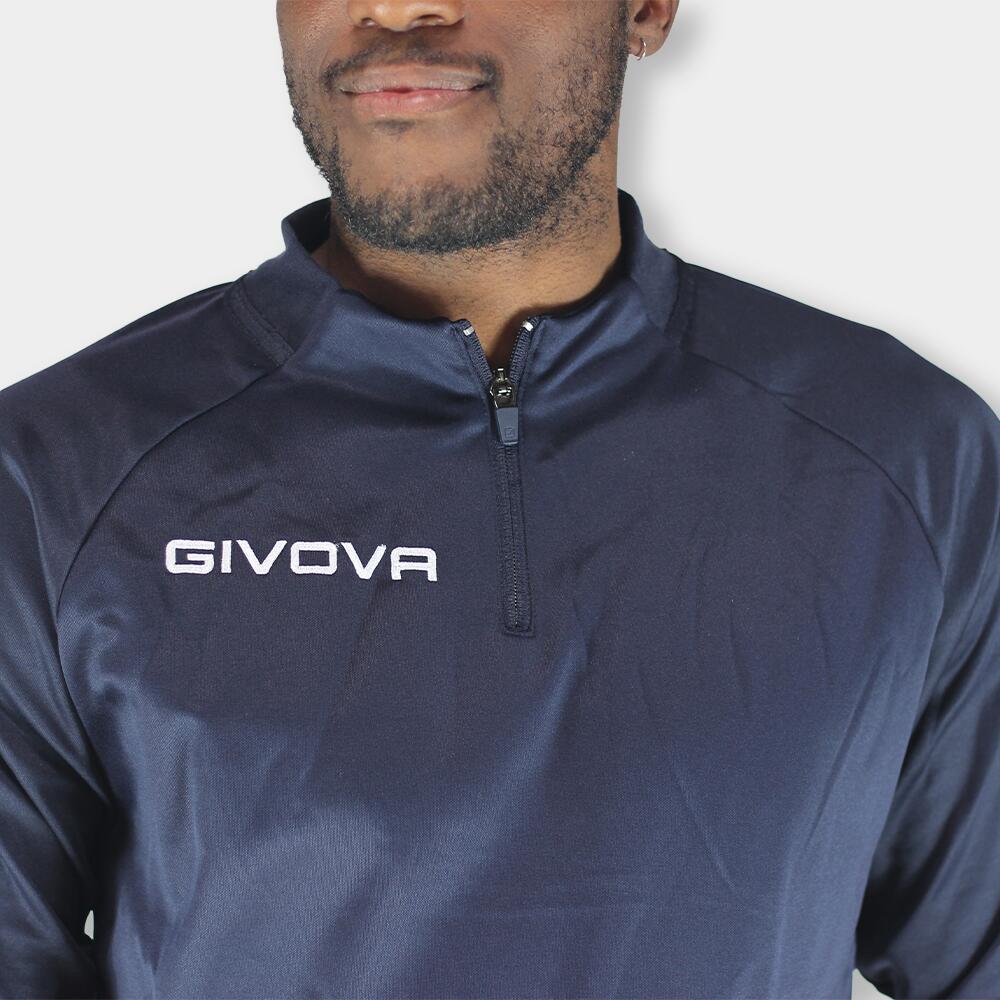 Sudadera Adulto Técnica 500 Givova Marino Poliéster 3/4