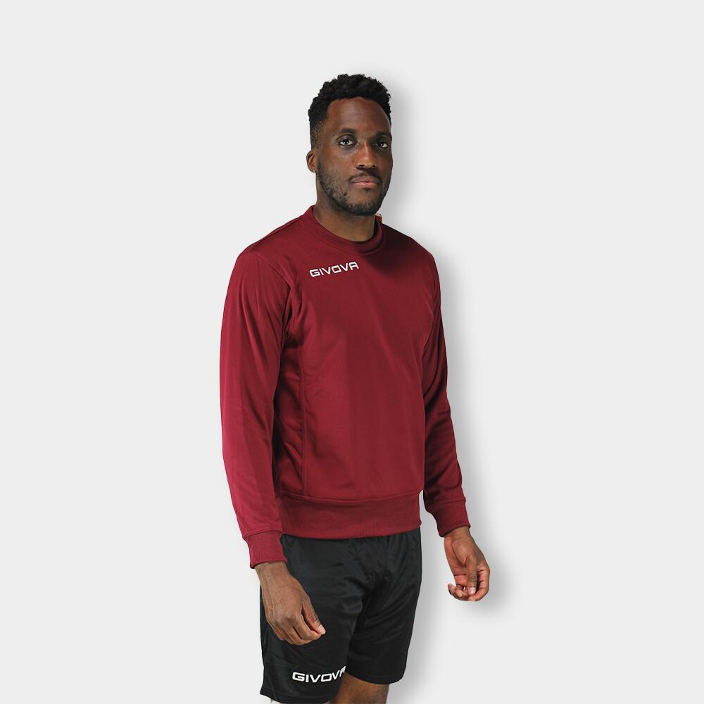 Sudadera Adulto Givova One Granate Poliéster 2/4