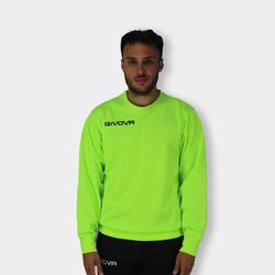 Sudadera Adulto Givova One Amarillo Fluo Poliéster