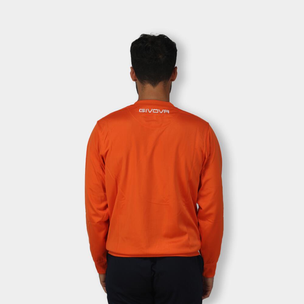 Sudadera Adulto Givova One Naranja Poliéster 3/5