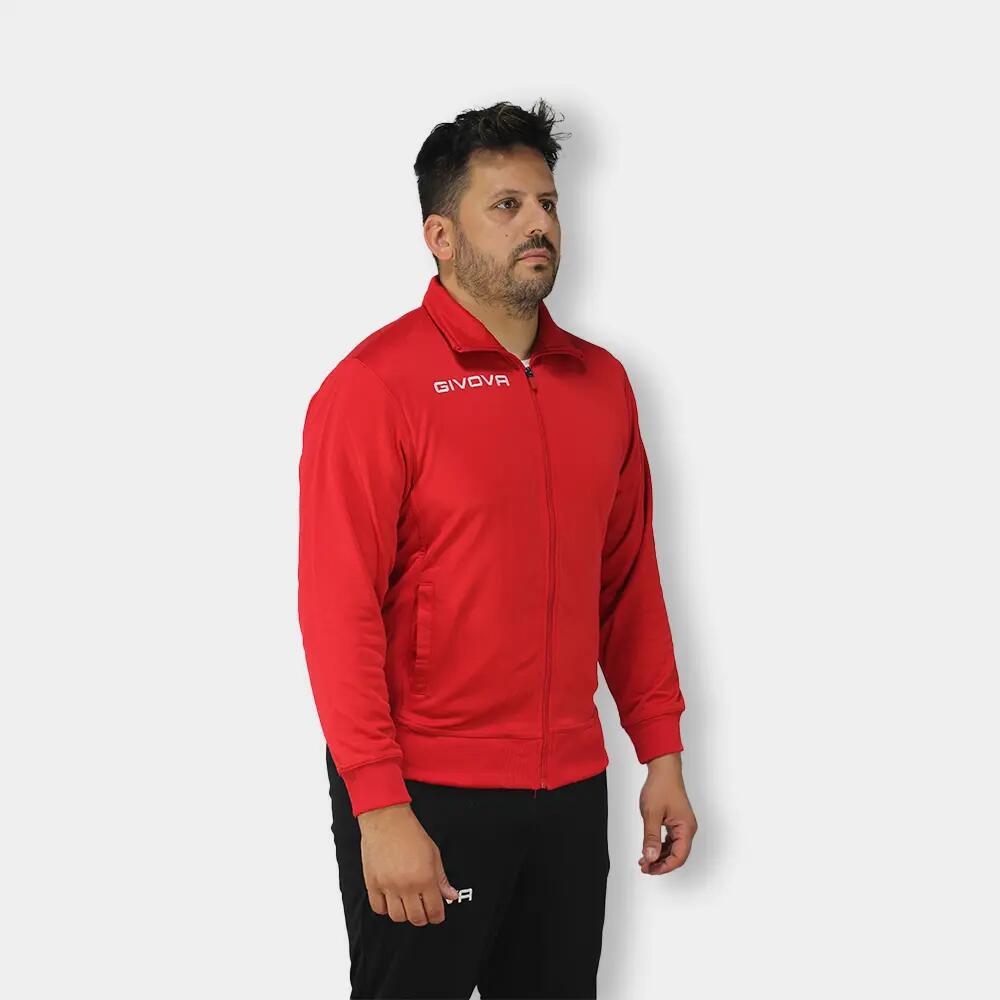 Giacca tuta uomo givova rosso 2/7