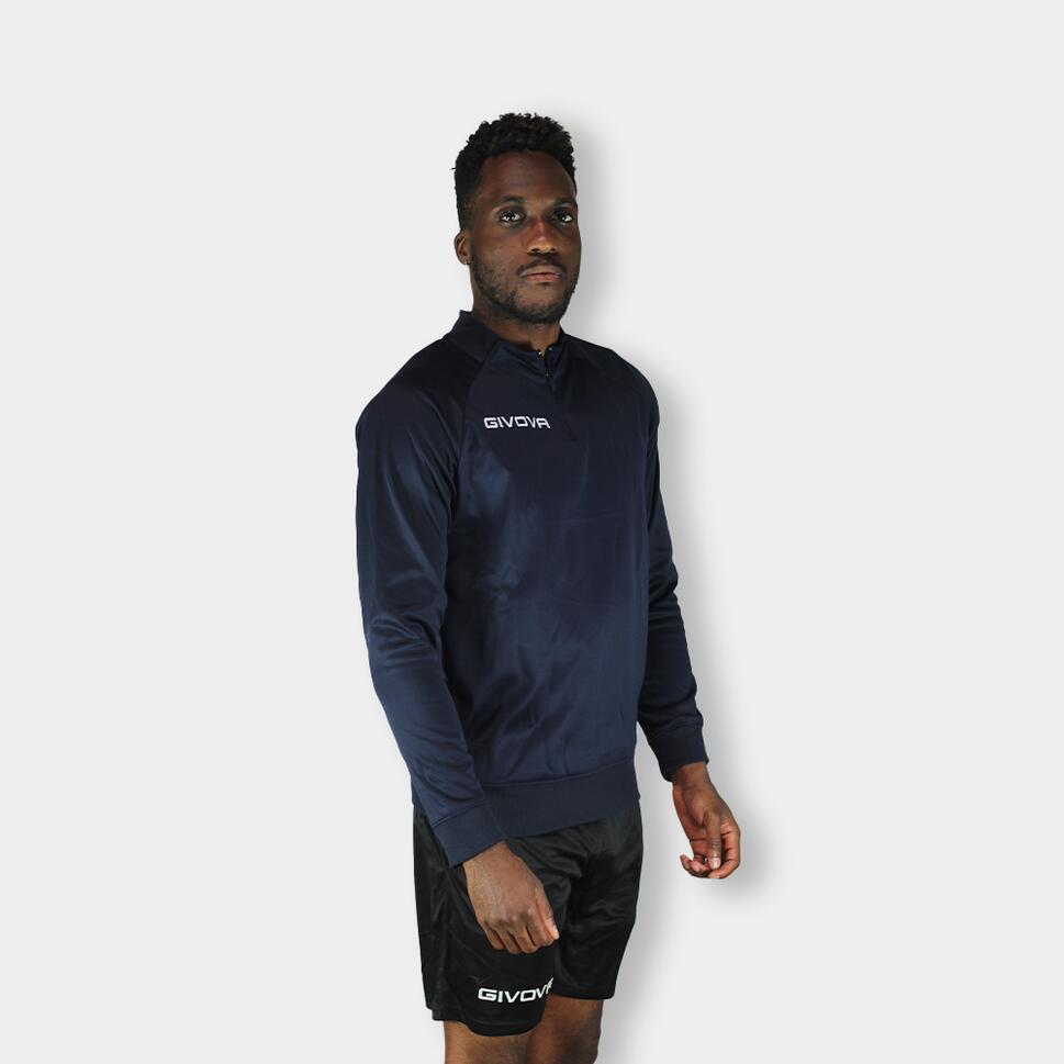 Bluza piłkarska dla dorosłych Givova Maglia Tecnica granatowa