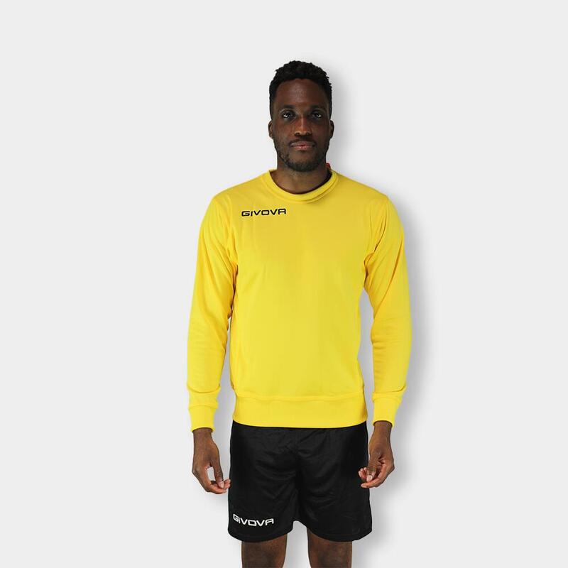 Sudadera Adulto Givova One Amarillo Poliéster