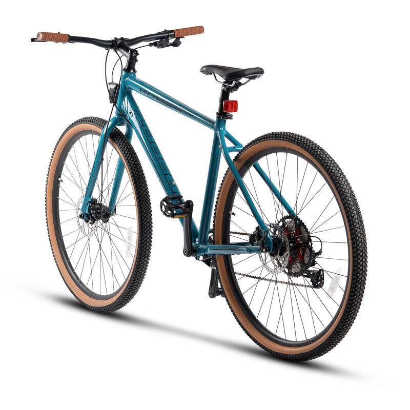 Bicicleta CARPAT PRO, Shimano Deore, Frane Hidraulice, Aluminiu, Turcoaz/Negru