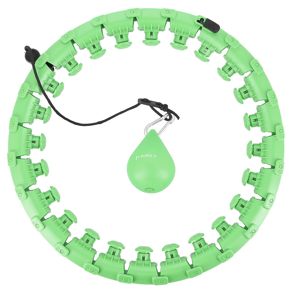Masážní hula hoop HMS HHW12 plus size se závažím 2/7