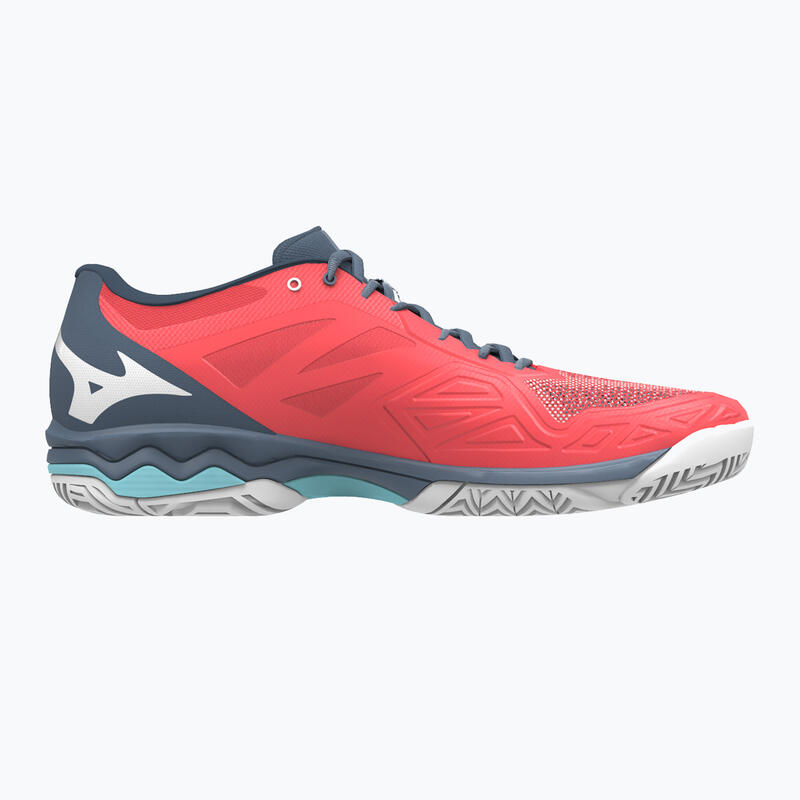 Pantofi de tenis pentru femei Mizuno Wave Exceed Light CC Fierry Coral