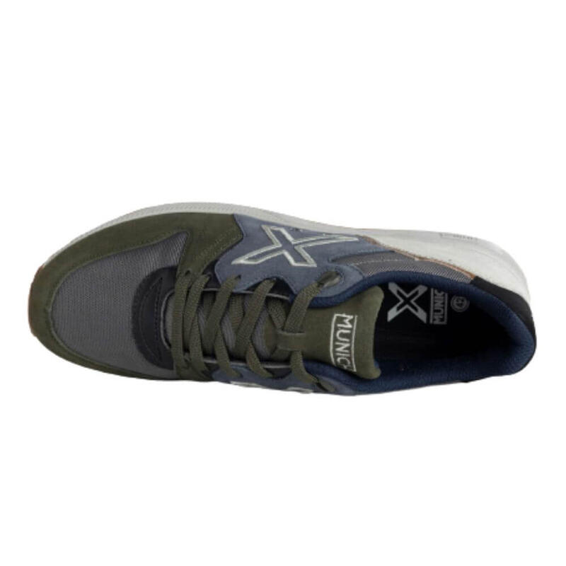 Zapatillas Casual Hombre MUNICH 1030 74. Azul-Verde