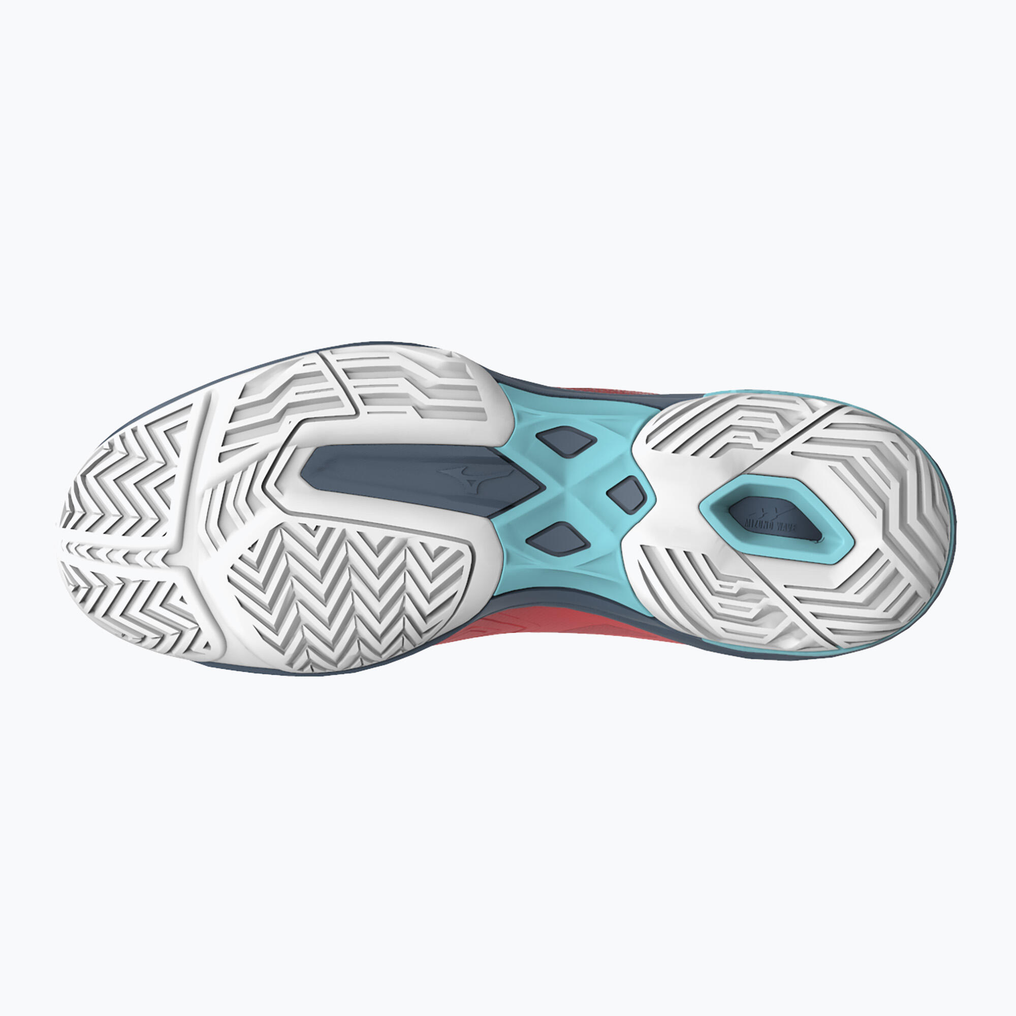 Chaussures de tennis femmes Mizuno Wave Exceed Light AC Fierry Coral 2 5/5