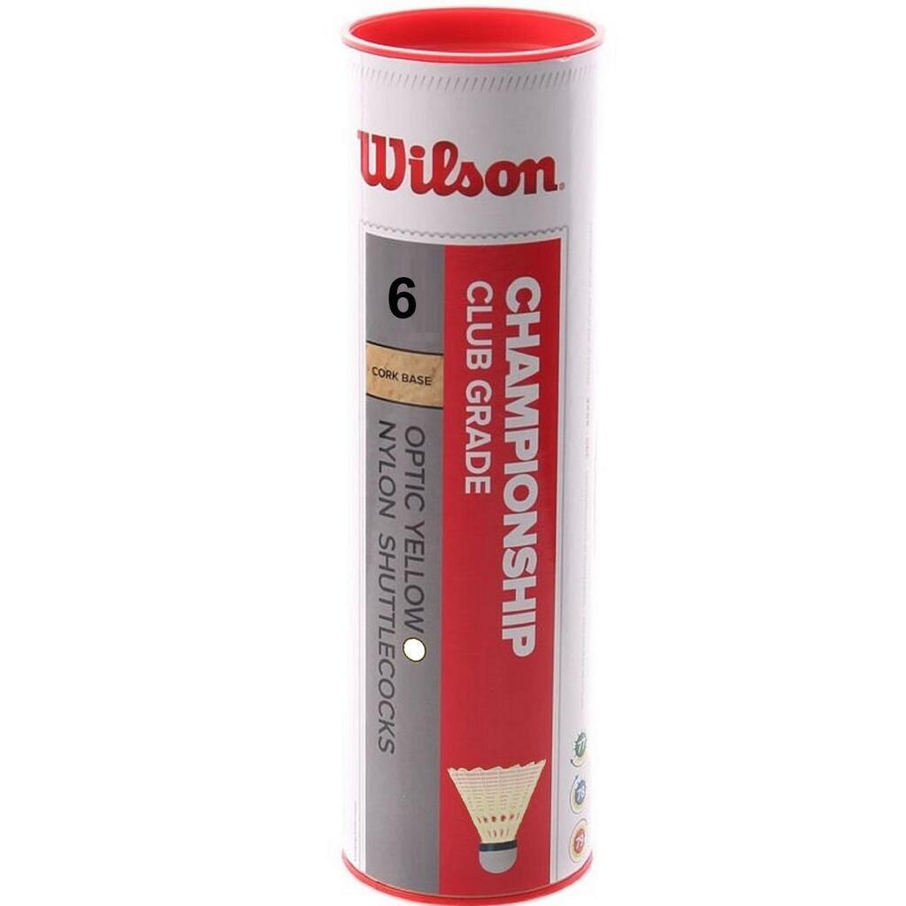 Tube of 6 spinners Wilson Championship