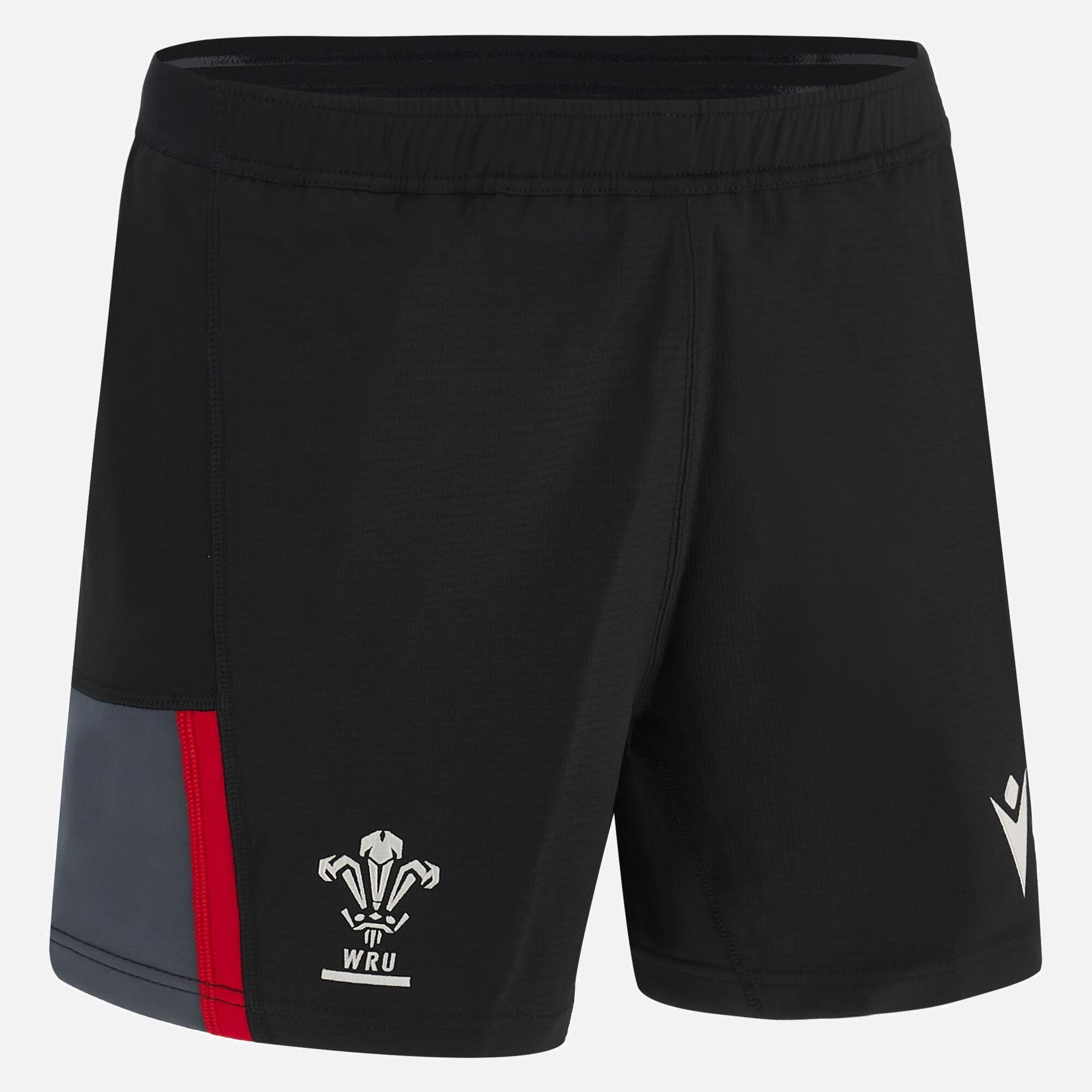 Macron Wales Mens Training Rugby Shorts 1/4