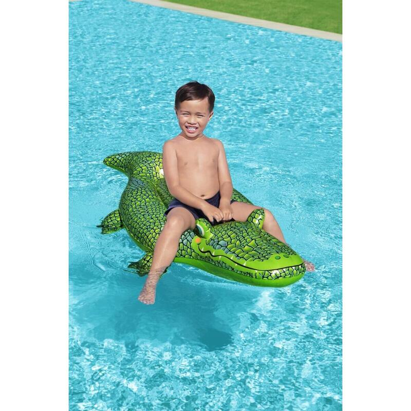 Bestway Buddy Crocodile Ride-On - Figurine flottante gonflable