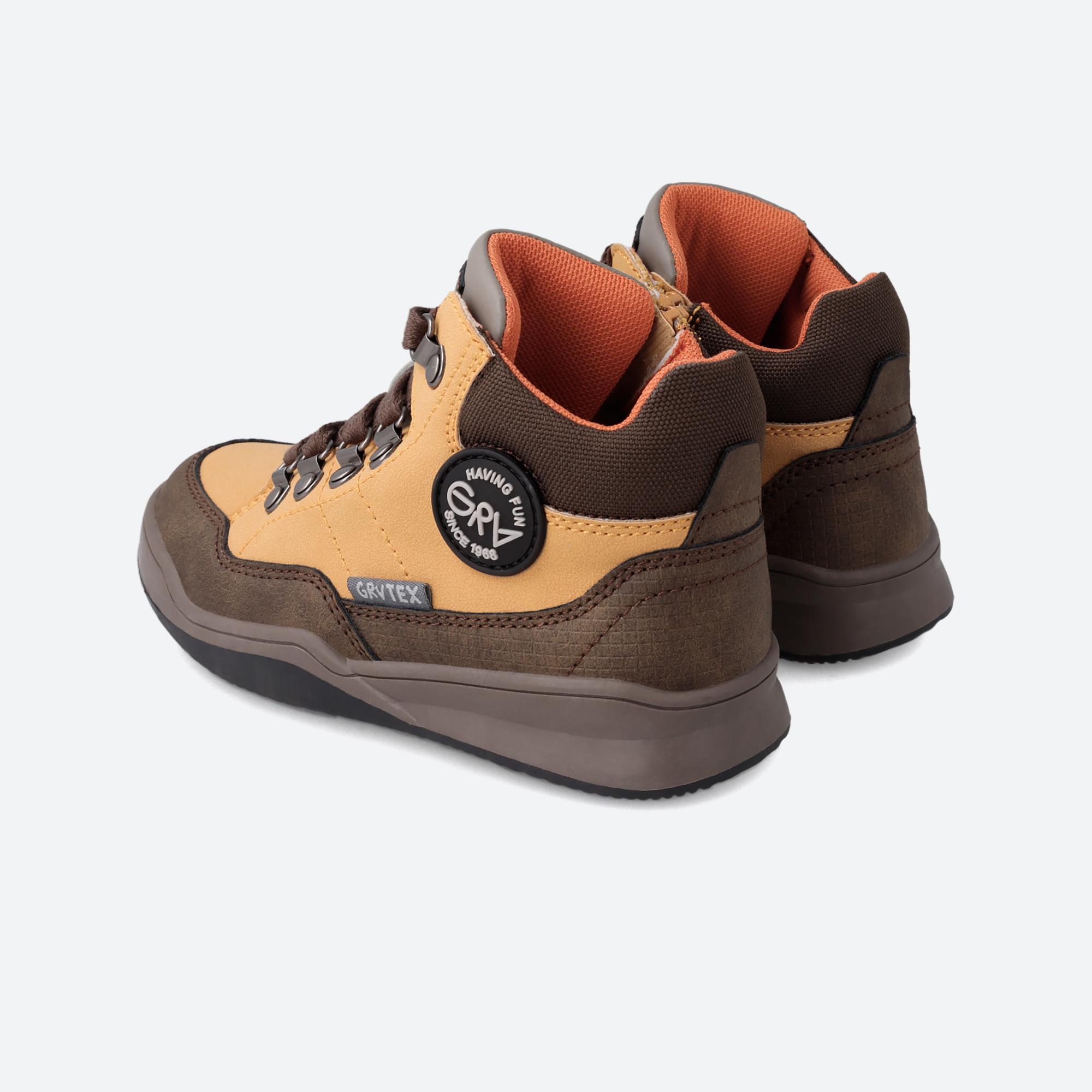 Botines de Senderismo Niños Garvalín 231630B Marrones con Cierre de Cremallera 3/5
