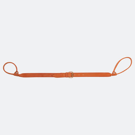 BRETELLE CARABINE "LASSO" - CHASSE - CUIR FLEUR VACHETTE RÉGLABLE - L. 120CM