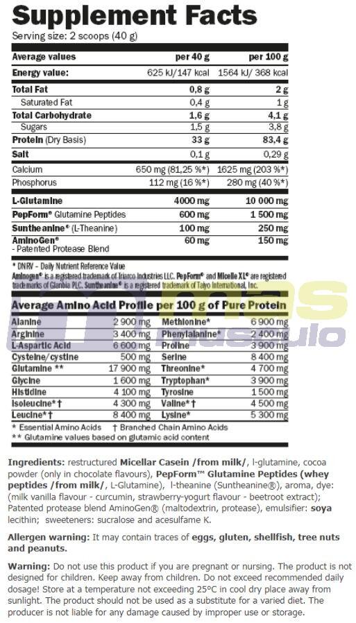 Amix Pro Micelle HD Casein 1600 Gramos 6/6
