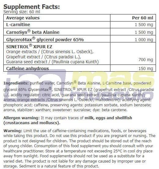 XFat 2in1 SHOT - 60ml Amix Nutrition 5/5