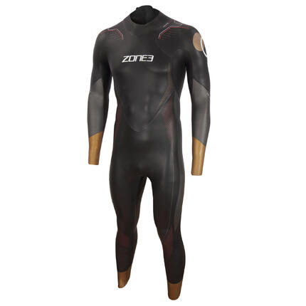 Pianka triathlonowa męska ZONE3 Thermal Aspire 4 mm black/grey/gold/red