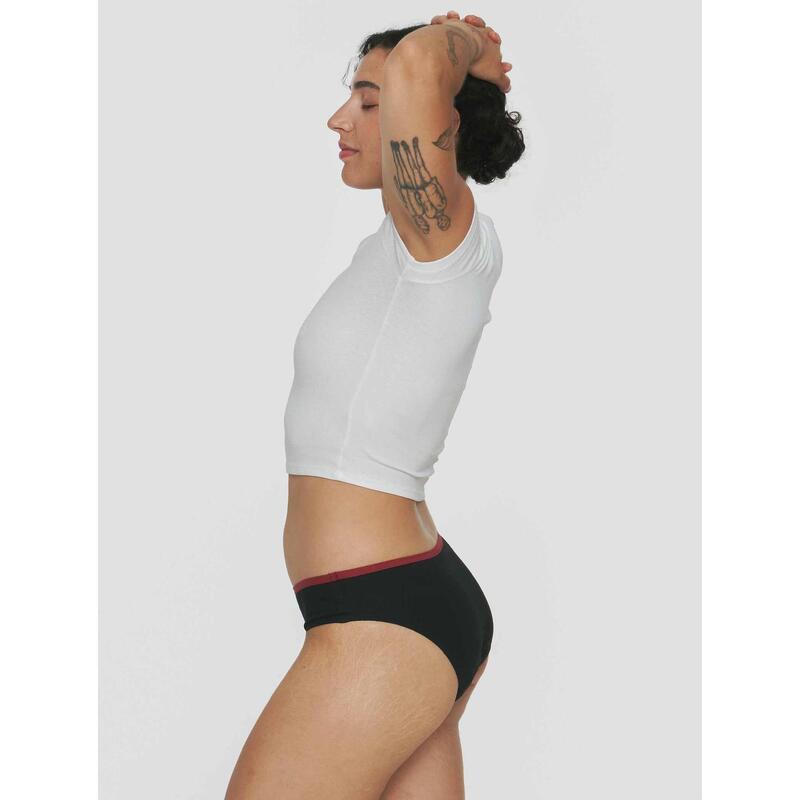 Mutande mestruali cotone Yoga Donna - Flusso abbondante Mutande mestruali cotone Yoga Donna - Flusso abbondante
