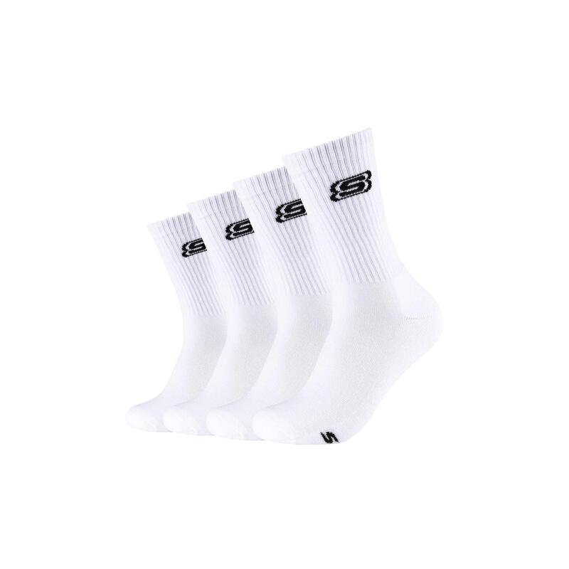 Tennissocken Unisex white 4er Pack