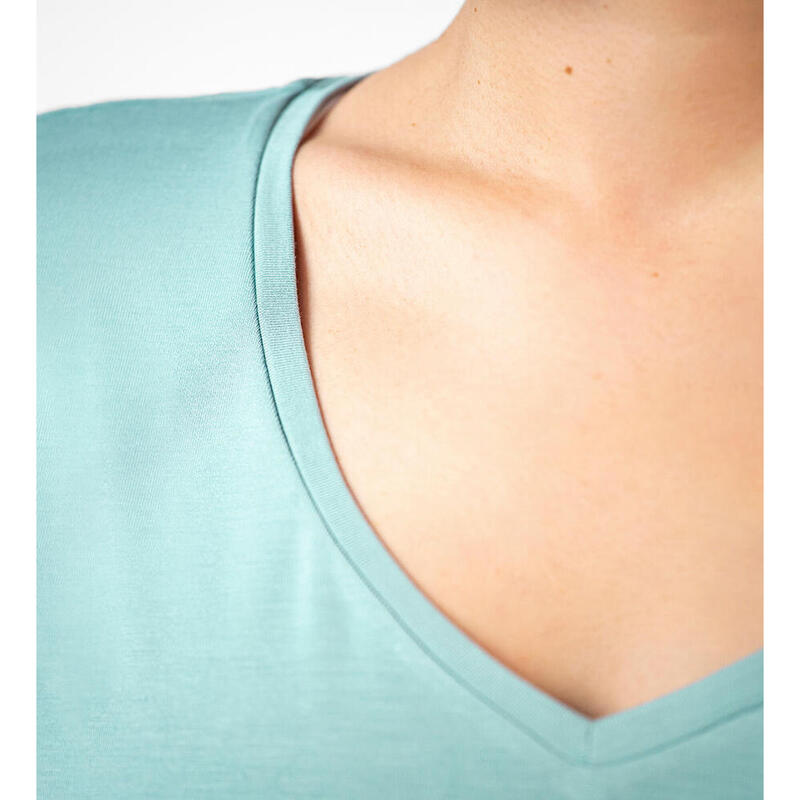 Tricou damă v-neck bambus