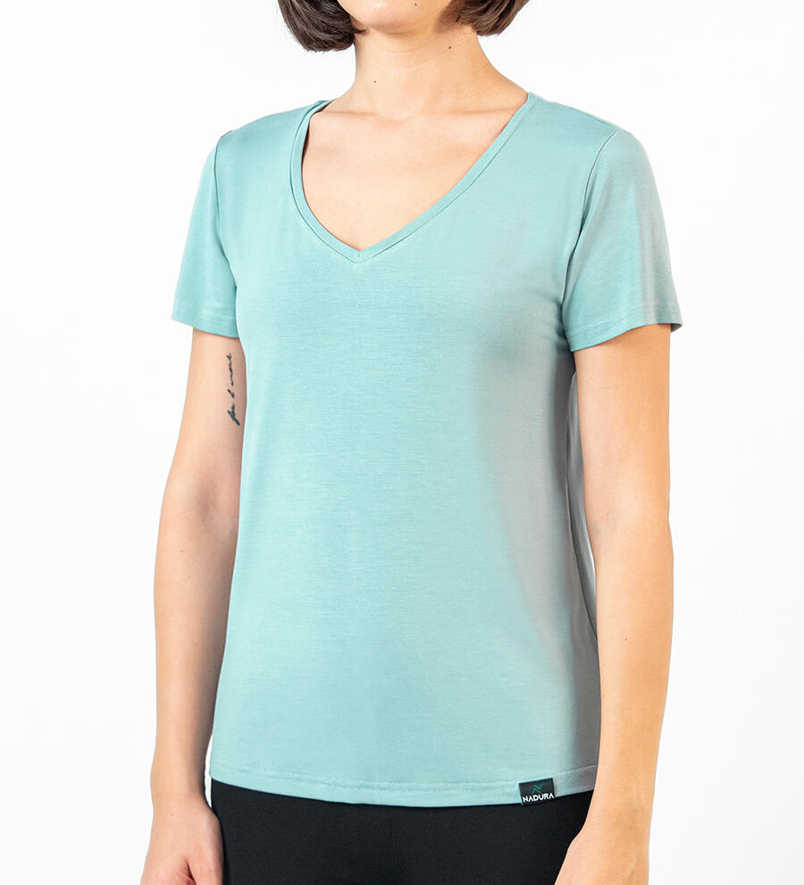 Tricou damă v-neck bambus