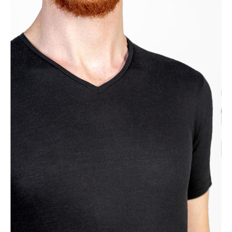 Tricou bărbați v-neck tencel