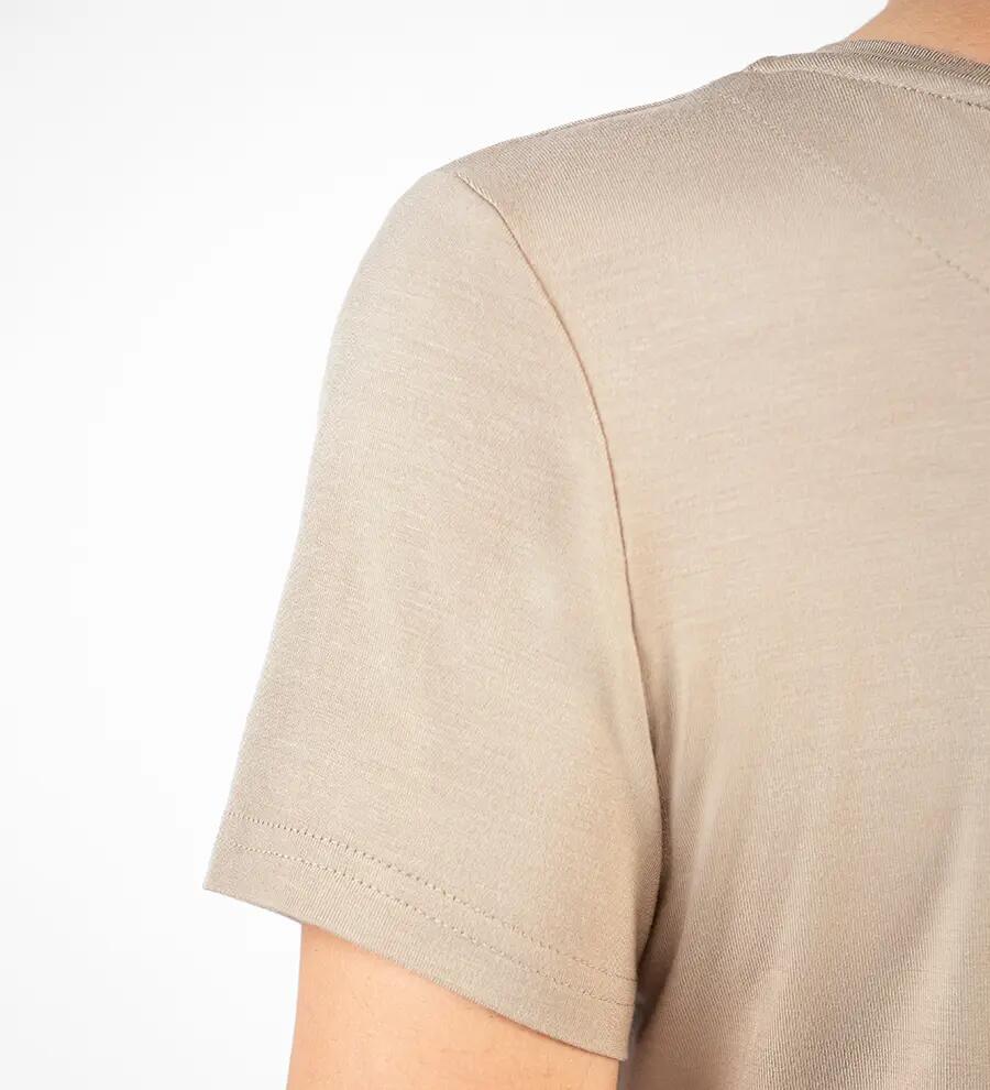 Tricou damă v-neck bambus 5/6