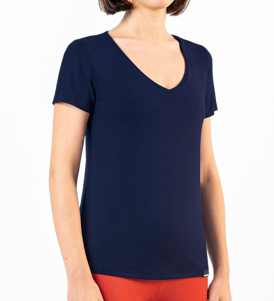 Tricou damă v-neck bambus
